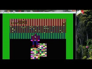 Super Powers game TRS-80 CoCo 2 prototype using Semigraphics-12