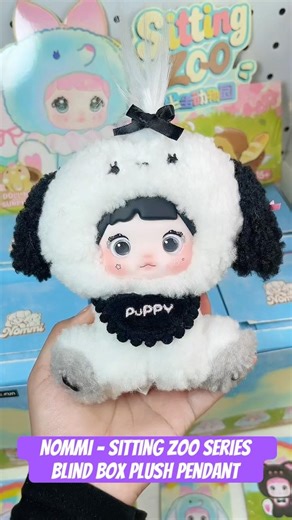 👉pokkii.com | Unboxing NOMMI - sitting zoo series blind box plush pendant 💕