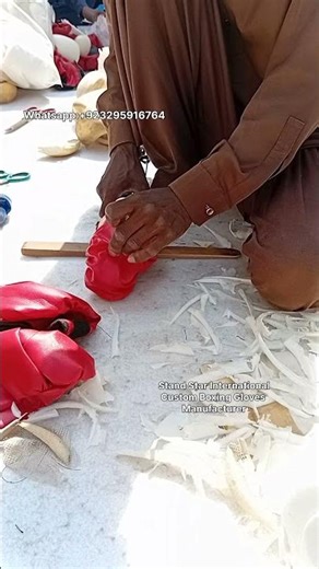 Boxing Gloves Manufacturing Process 🥊🔥#boxinggloves