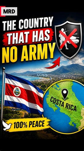Why This Country Has NO Army And Nobody Attacks It #Shorts