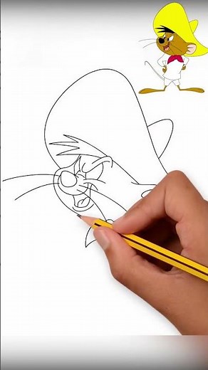 Draw Speedy Gonzales | Looney Tunes