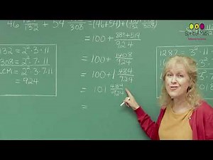 Adding Mixed Numbers using LCM (Middle Grades)