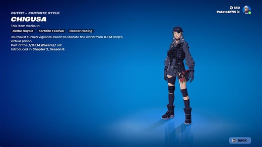 How to get Chigusa, Megumi, and Yuki skin in Fortnite