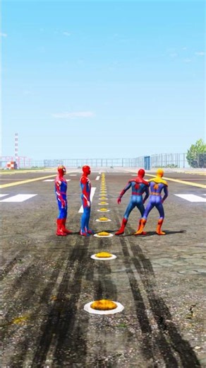 SPIDE-RMAN VS SPIDARMAN SUPERHEROES BATTLE #shorts #gta5 #hulk