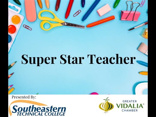 🎉 Congratulations to our February Super Star Teacher, Mrs. Heather Kight at Lyons Primary School!🎉 Thank you to our Presenting Sponsor, Southeastern Technical College, and our February Monthly Sponsor, SMITH'S ROLL OFFS for helping us celebrate our educators! | Greater Vidalia Chamber