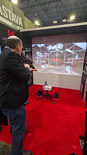 Laser Ammo smokeless range at SHOT Show 2026! | Cherev Gidon