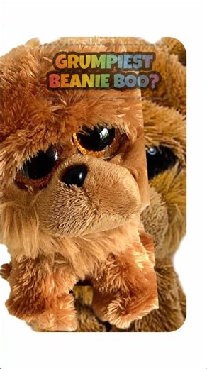 SUB or make him MAD! #shorts #beanieboos #jellycat #grumpy #expressive #plushies #fypシ