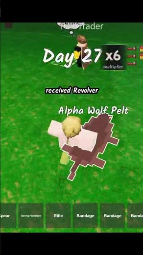 🐺 Roblox 99 Nights in the Forest – Epic Wolf Pelt Survival Moment! 🌲 | Shorts