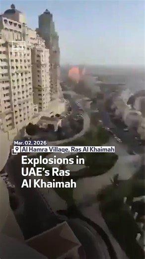 Explosions have been reported in the United Arab Emirates’ Ras Al Khaimah, with authorities confirming that a drone was intercepted by air defenses and that no injuries were reported. | Al Arabiya English