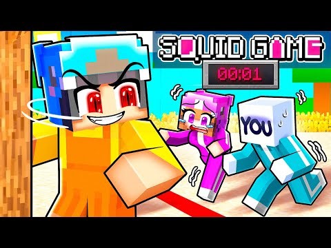 You're Playing SQUID GAME in Minecraft With Crazy Fan Girl!