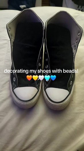 Decorating Converse Shoes with Beads: A Creative Guide