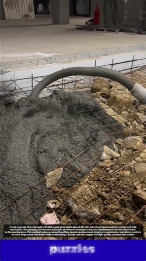 Concrete Pumping Process That Saves Hours of Hard Labor! #Construction