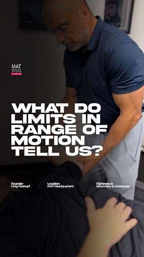 The Principles of MAT “Wherever you see a limitation in range of motion, it’s because one or more of the muscles that cross the axis relative to that motion is potentially weak.” - Greg Roskopf, 2004 Want to learn MAT and get your clients moving optimally? Start with our Jumpstart course content. Learn more by visiting the link in our bio. #neuromuscular #muscle #muscles #injury #injuryprevention #professional #professionaldevelopment | Greg Roskopf's Muscle Activation Techniques