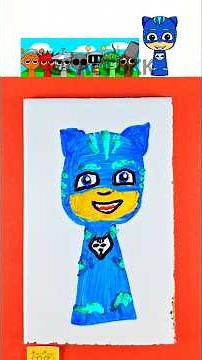 Sprunki 🎵 I Drew Catboy 🔵 PJ Masks 🎭 With Water Painting Pen 🖍️ #sprunki 🎶
