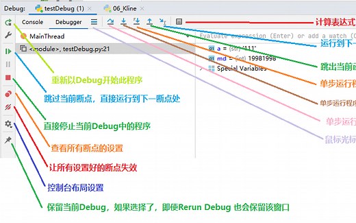 Pycharm Debug断点使用超详细