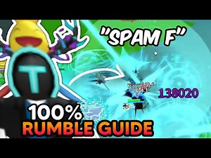 BLOX FRUITS HOW TO USE RUMBLE (LIKE A PRO)