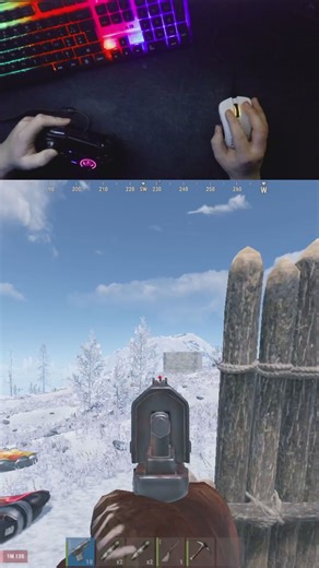 Pvp Rust 1vs3 #rust #rustpvp #rustfr