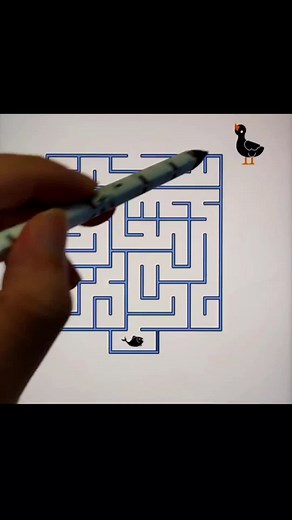 Solving a Maze: Watch How to Draw the Path