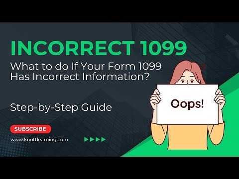 My Form 1099 Is Wrong - What to do Next?