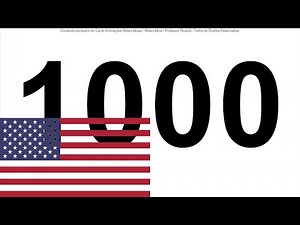 APRENDA A CONTAR DE 1 ATÉ 1000 EM INGLÊS