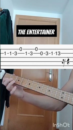HOW TO PLAY THE ENTERTAINER #guitar #tabs