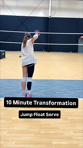 The hardest part about a serve is always the toss. The second hardest part of a jump serve is the approach. In the before, the second step was too high, the toss drifted behind, and the swing slowed down. That combination leads to a bent elbow, contact under the ball, and no float. In just 10 minutes, we flattened the second step, moved the toss in front of the shoulder, kept the back tall, and sped up the arm swing to allow for full elbow extension. The result is contact in the middle of the ba