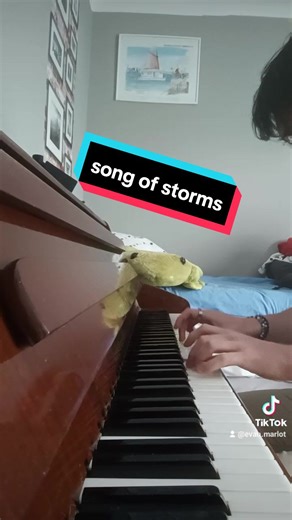song of storms-the legend of zelda #videogames #piano #songofstorms #ocarinaoftime #thelegendofzeldaocarinaoftime #zelda