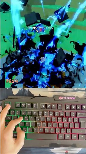 Easy KITSUNE + CDK Combo w HandCam #bloxfruits #handcam #roblox #onepiece