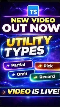 UTILITY TYPES 😱 1 Line Magic 🔥