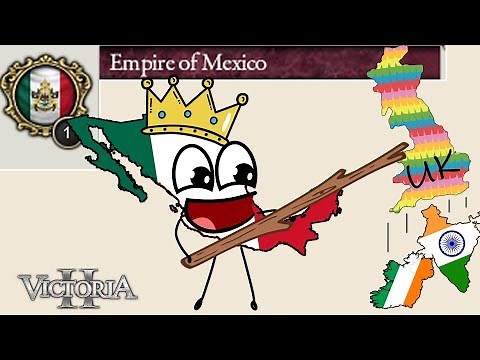 🌵 Cómo DOMINAR EL MUNDO con el IMPERIO MEXICANO - Parte 2 [Estrategias Victoria 2] MOD HPM