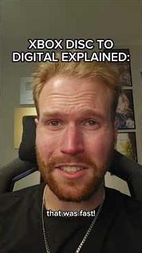 XBOX DISC TO DIGITAL EXPLAINED #shorts