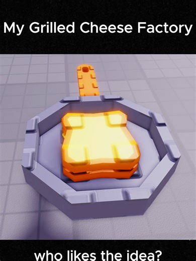 my grilled cheese factory #robloxstudio #grilledcheese #roblox #game #gamedevelopment