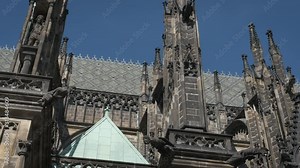 The medieval cathedral. Old Catholic Cathedral.