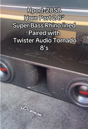 Box available at www.Rhinobassbox.com @Twister Audio #rhinobassbox #rhinobox #subwooferbox #bassbox