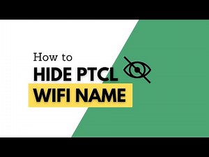PTCL - How to Hide PTCL WIFI Name / SSID