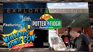 Celebrating Art and Imagination while highlighting the beautiful town of Wellsboro, PA, the Wellsboro Comic-Con began in 2022 and has continued to grow each year with more activities, guest creators and presenters, and of course the number of Super Heros that attend this annual event. Today we sit down with Anja and Julian Stam who started, and continue to host the Wellsboro Comic Con, to get an idea of what you can expect. | Visit Potter-Tioga