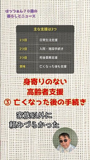 新制度の支援③ 亡くなった後の「死後事務」とは？｜葬儀・家財整理・役所の手続き