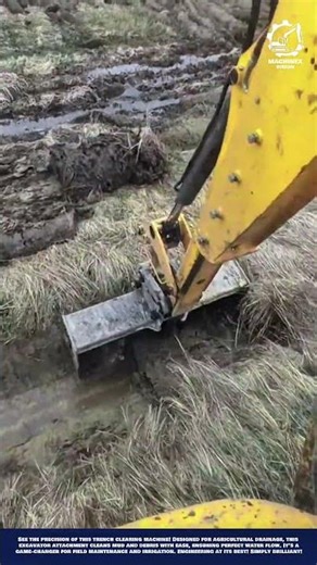 Excavator Special Bucket Machine Innovation for Clearing Agricultural Drainage