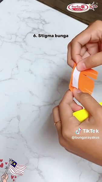 Tutorial Bunga Raya untuk Hari Merdeka