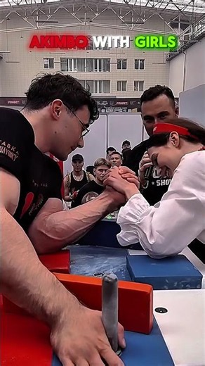 Akimbo69 Armwrestling with girls vs boys #shorts #armwrestling