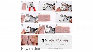 Watch Installation method of Snap Fasteners on Amazon Live