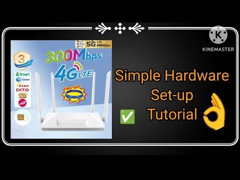 How to set up CPE 4G LTE router l hardware set-up
