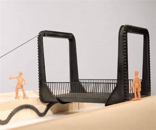 This Unique Bridge Rolls to Allow Ships to Pass Underneath