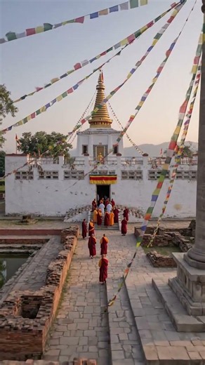 लुम्बिनी Lumbini Birthplace of Gautam Buddha #fypシ #travel #trendingvideo #youtubeshorts
