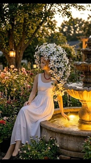 DIY Goddess Head Planter – From Seeds to Stunning Flower Hair! 🌸✨#shorts #gardenhacks
