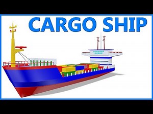 Cargo Ship for Kids | Container Ship Assembly Video In 3D Animation | Goods Transportation Ship