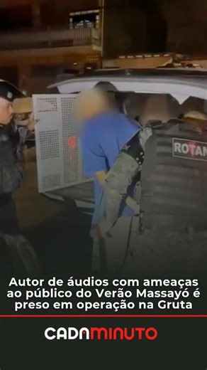 Um homem foi preso em flagrante na madrugada desta quinta (08) por tráfico de drogas, durante ação da ROTAM no bairro da Gruta, em Maceió. Ele é suspeito de gravar áudios com ameaças de assaltos no Verão Massayó, evento marcado para 11 de janeiro no Jaraguá. No imóvel, foram encontradas 440 porções de cocaína. O suspeito admitiu a posse da droga e foi levado à Central de Flagrantes após passar pela UPA Santa Lúcia. A operação foi baseada em dados da inteligência da Polícia Militar. Saiba mais no