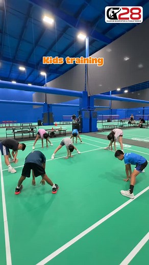 Kids training 💖#badmintonlovers #badminton #kid | Club28 Badminton