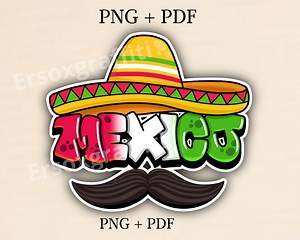 Mexico PNG, Graffiti, Mexican Independence Day, September 16, Viva Mexico, Digital Download, Printable, Flag, Hat - Etsy UK