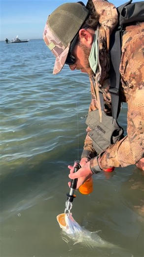 Gear on, fish released, back to the grind. The Scout Over-The-Head Wade Bag moves with you — not against you. #mermanfishing | MermanFishing.com | Merman Fishing
